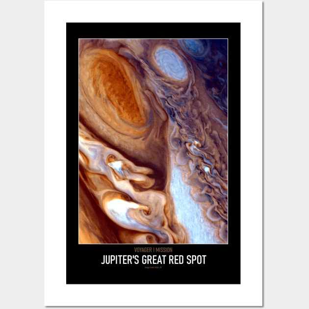 High Resolution Astronomy Jupiter's Great Red Spot Wall Art by tiokvadrat